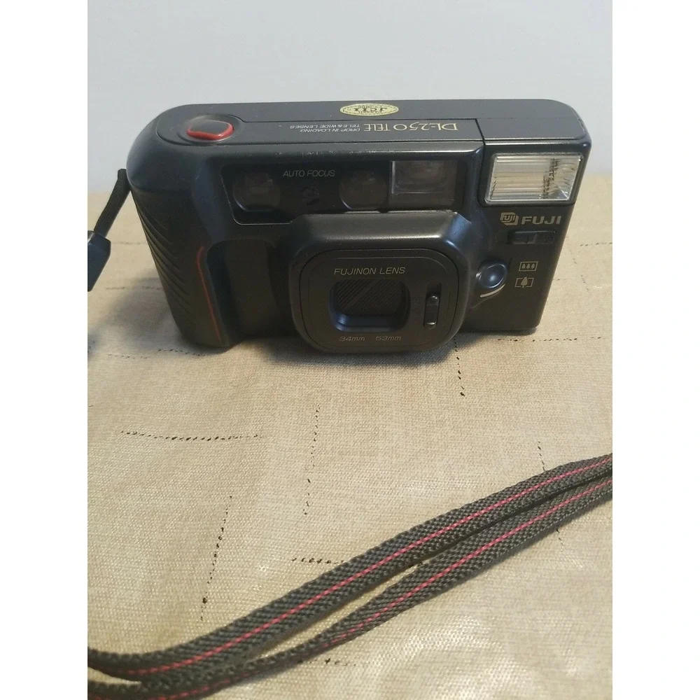 Fuji DL-250 Tele 34mm-53mm Camera Fujinon Lens‎ Auto Focus Untested